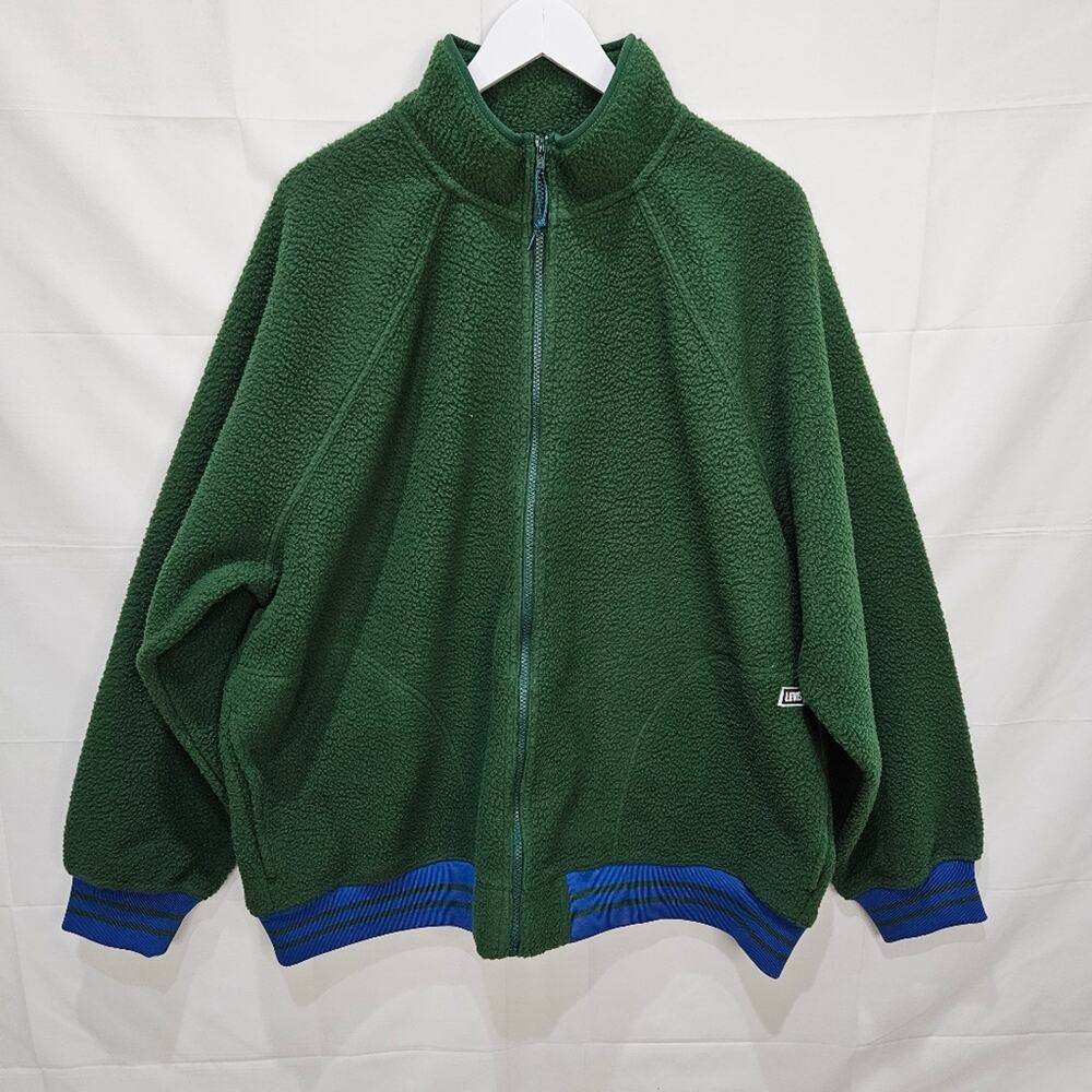 Levi's Jacket Gold Tab Men's Green Sherpa Oversized Green Blue XL
